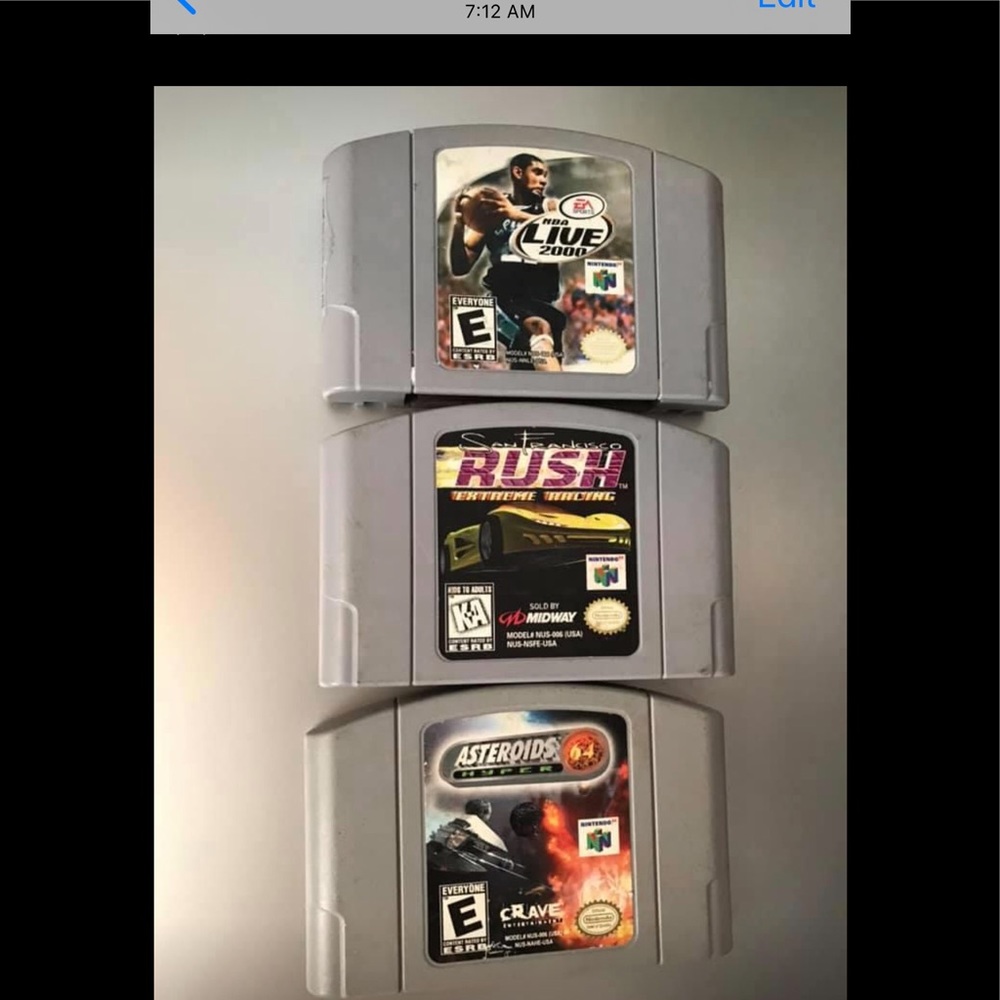Vintage Nintendo games
